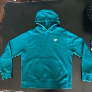 Size Medium, Nike, Women’s hoodie, turquoise